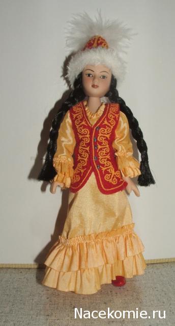 Куклы в народных костюмах №48 Кукла в киргизском праздничном костюме