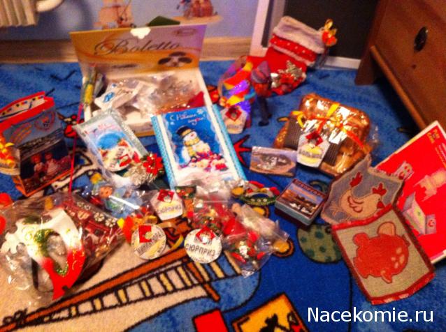 Сладкий Рождественский мини - чулок 2014