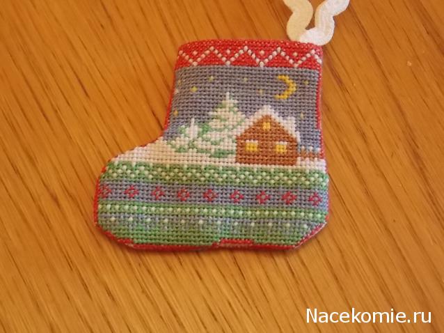 Сладкий Рождественский мини - чулок 2014