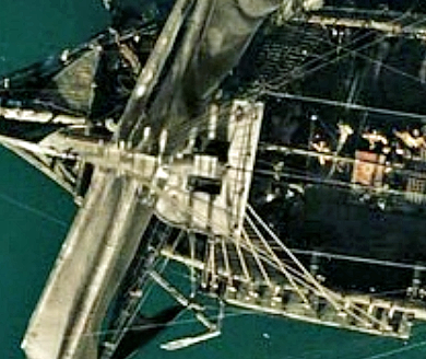 Собери Чёрную Жемчужину. Рангоут и такелаж.