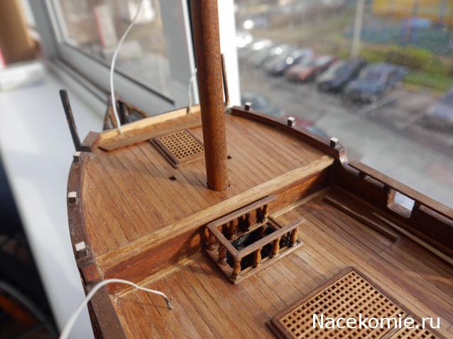 Собери Чёрную Жемчужину. Рангоут и такелаж.