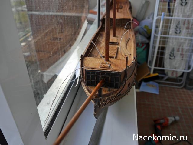 Собери Чёрную Жемчужину. Рангоут и такелаж.