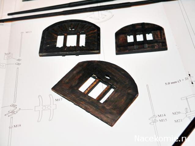 Собери Чёрную Жемчужину. Рангоут и такелаж.