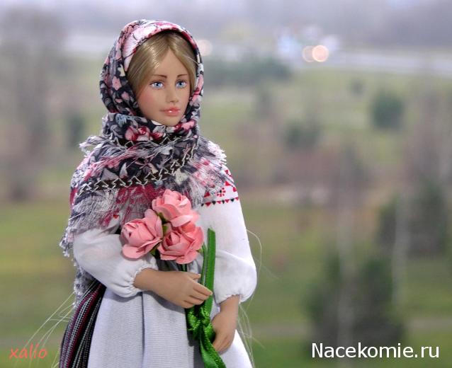 Куклы в народных костюмах №8 Кукла в летнем костюме Минской губернии
