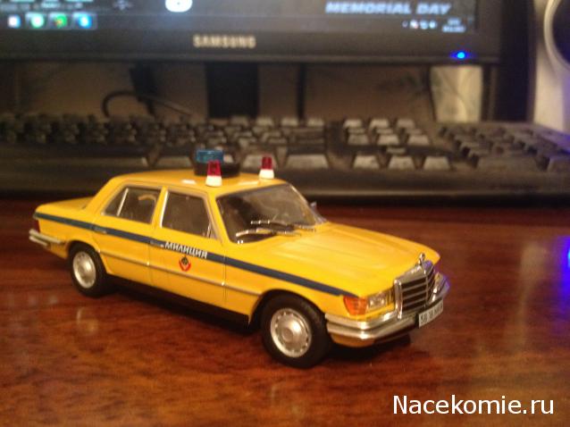 Полицейские Машины Мира №22 Mercedes-Benz 450 SEL