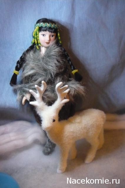 Куклы в народных костюмах №51 Кукла в чукотском зимнем костюме