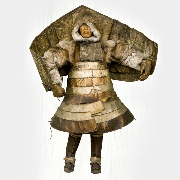 Куклы в народных костюмах №51 Кукла в чукотском зимнем костюме