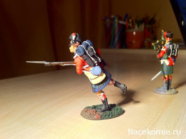 Наполеоновские войны №61 Волынщик 42-го Королевского шотландского полка («Черная стража») британской армии, 1815 г.