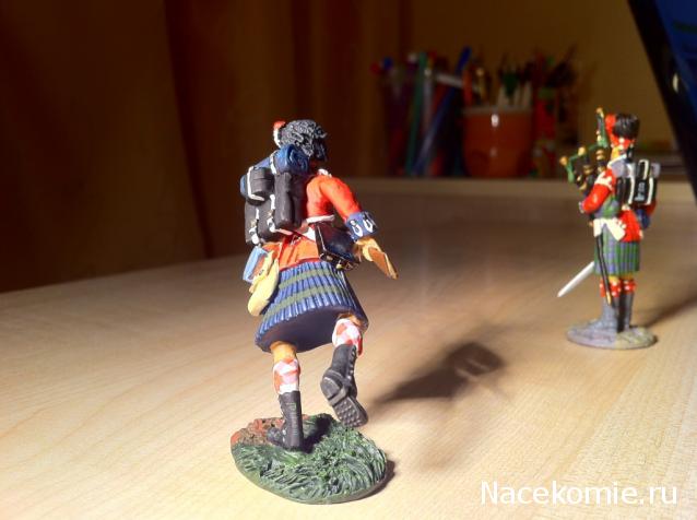 Наполеоновские войны №61 Волынщик 42-го Королевского шотландского полка («Черная стража») британской армии, 1815 г.