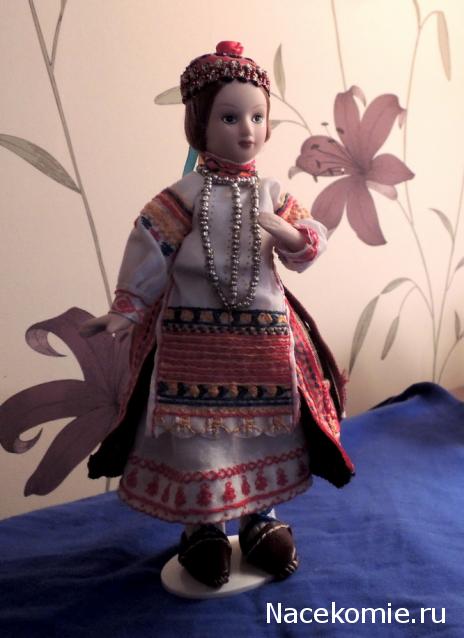Куклы в народных костюмах №21 Кукла в праздничном костюме Калужской губернии