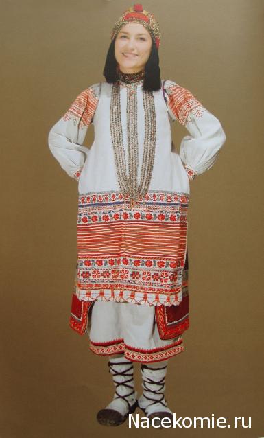 Куклы в народных костюмах №21 Кукла в праздничном костюме Калужской губернии