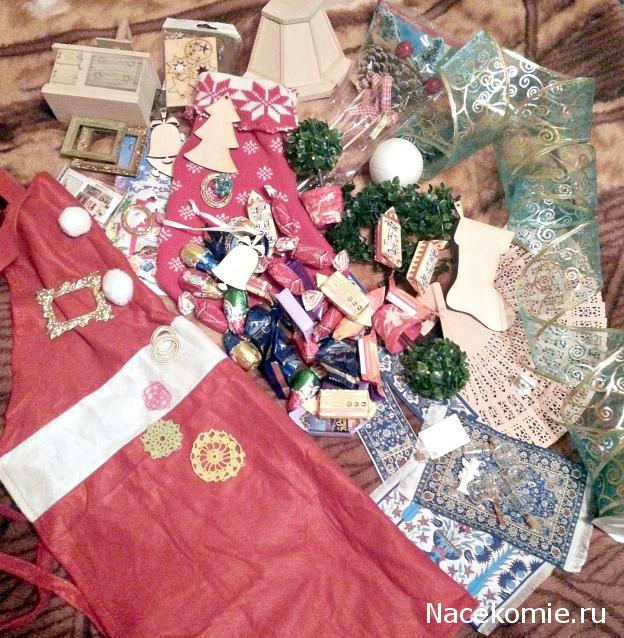 Сладкий Рождественский мини - чулок 2014