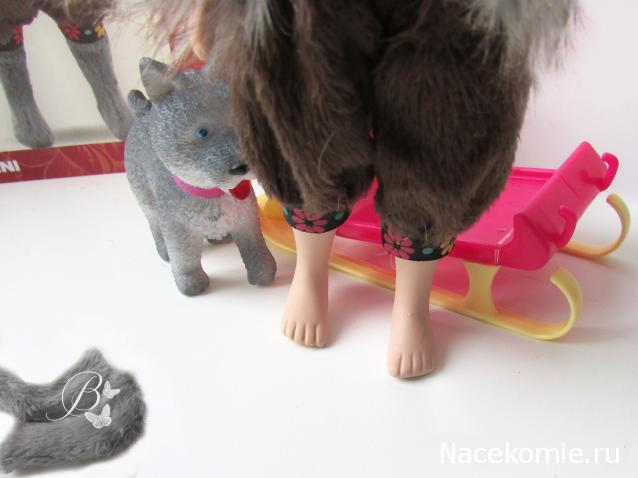 Куклы в народных костюмах №51 Кукла в чукотском зимнем костюме