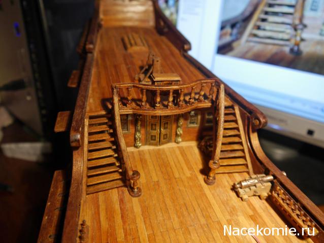 Собери Чёрную жемчужину. Сборка: оснащение палуб