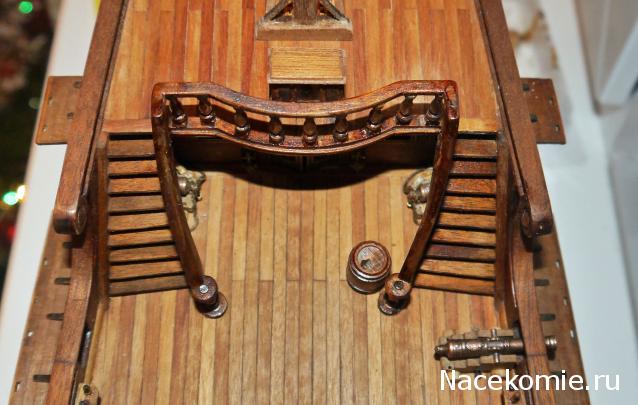 Собери Чёрную жемчужину. Сборка: оснащение палуб