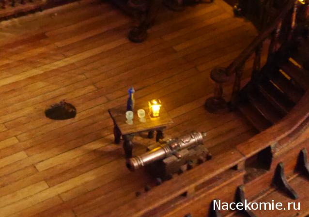 Собери Чёрную жемчужину. Сборка: оснащение палуб