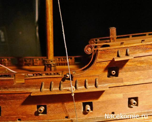 Собери Чёрную Жемчужину. Рангоут и такелаж.