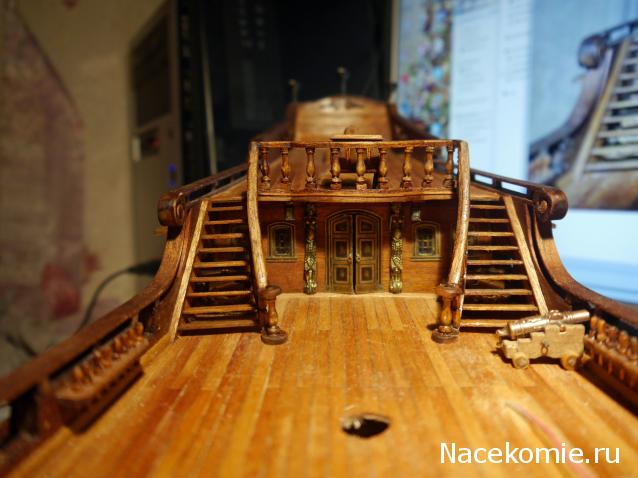 Собери Чёрную жемчужину. Сборка: оснащение палуб