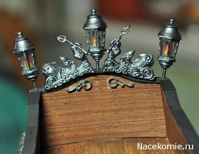 Собери Чёрную Жемчужину. Корма и каюта капитана