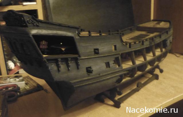 Собери Чёрную Жемчужину. Сборка: Покраска