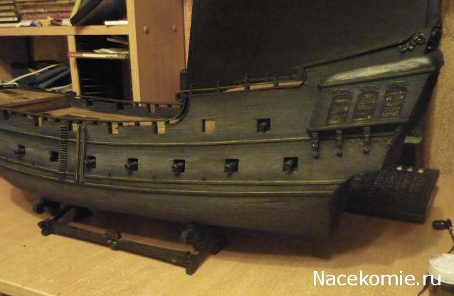 Собери Чёрную Жемчужину. Сборка: Покраска