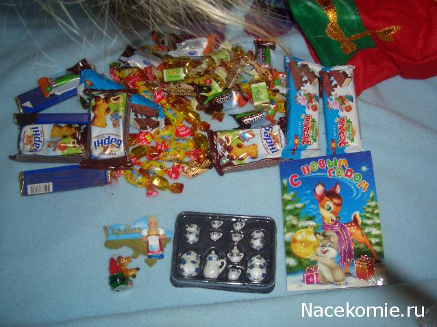 Сладкий Рождественский мини - чулок 2014