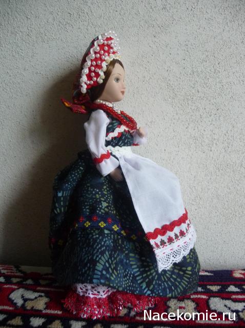 Куклы в народных костюмах №18 Кукла в повседневном костюме Пермской губернии