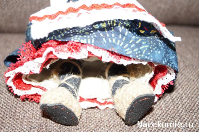 Куклы в народных костюмах №18 Кукла в повседневном костюме Пермской губернии