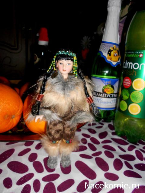 Куклы в народных костюмах №51 Кукла в чукотском зимнем костюме