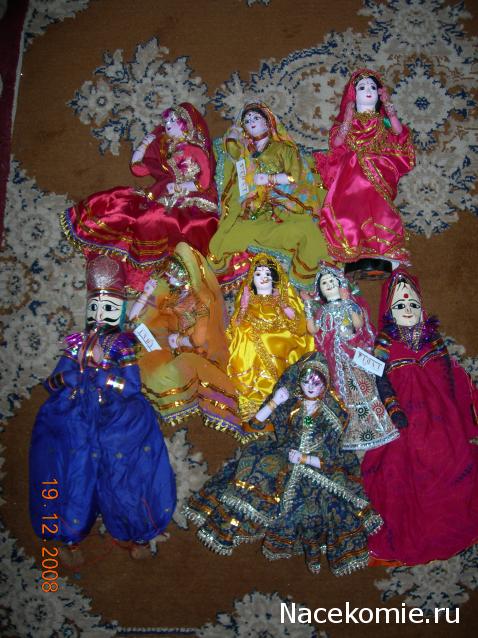 Куклы в Костюмах Народов Мира №1 - Индия
