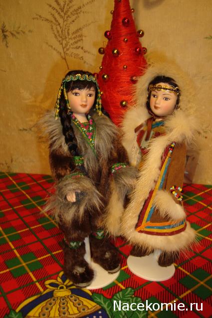 Куклы в народных костюмах №51 Кукла в чукотском зимнем костюме