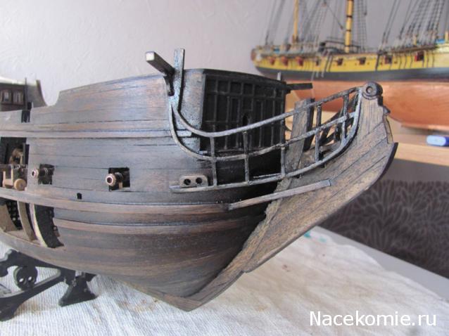 Собери Чёрную Жемчужину. Рангоут и такелаж.