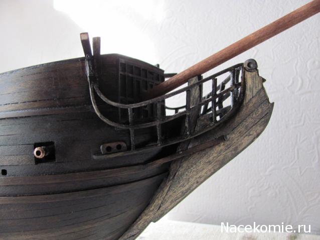 Собери Чёрную Жемчужину. Рангоут и такелаж.