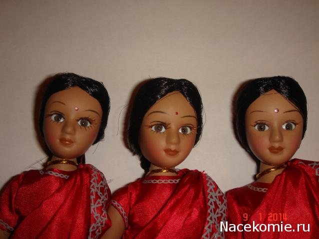 Куклы в Костюмах Народов Мира №1 - Индия