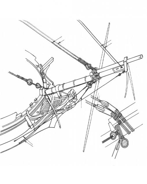 Собери Чёрную Жемчужину. Рангоут и такелаж.