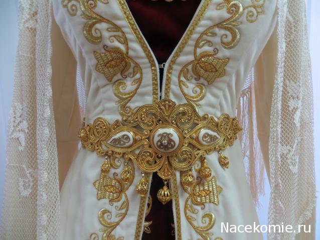 Куклы в народных костюмах №15 Кукла в осетинском девичьем костюме