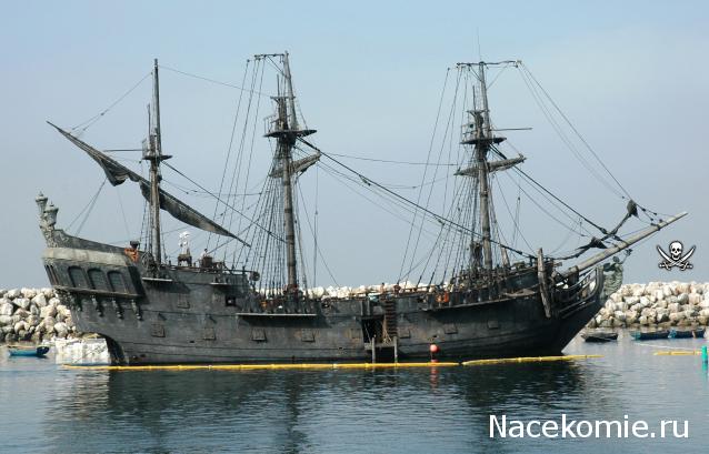 Собери Чёрную Жемчужину. Рангоут и такелаж.