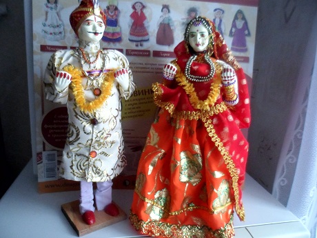 Куклы в Костюмах Народов Мира №1 - Индия