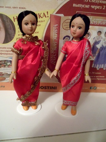 Куклы в Костюмах Народов Мира №1 - Индия