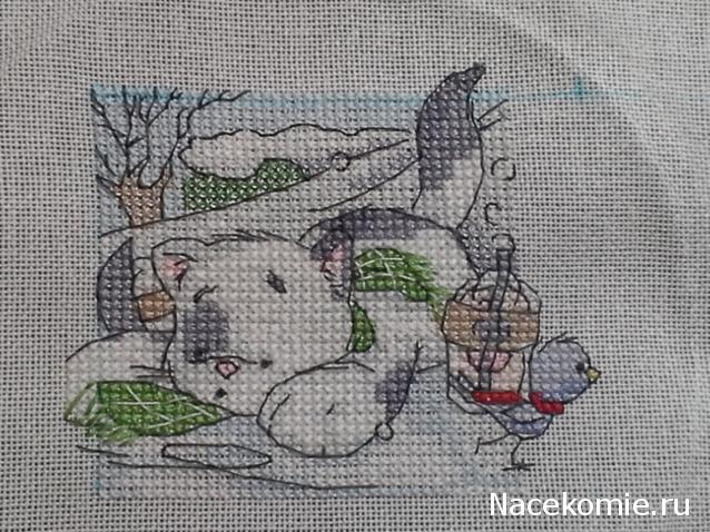 Вышиваем календарь- игра