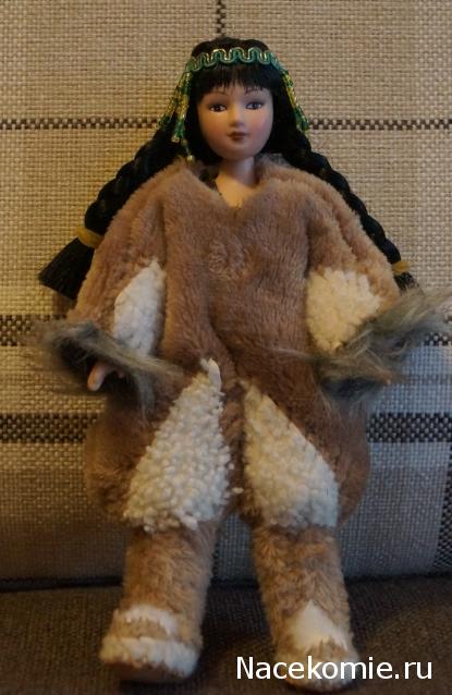 Куклы в народных костюмах №51 Кукла в чукотском зимнем костюме