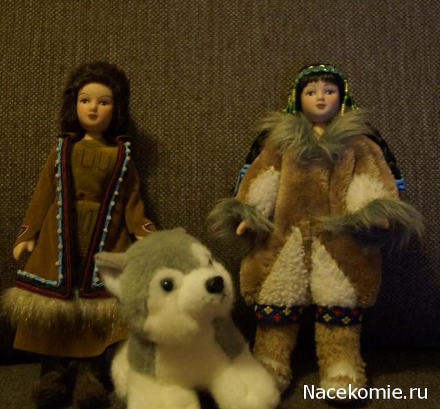 Куклы в народных костюмах №51 Кукла в чукотском зимнем костюме