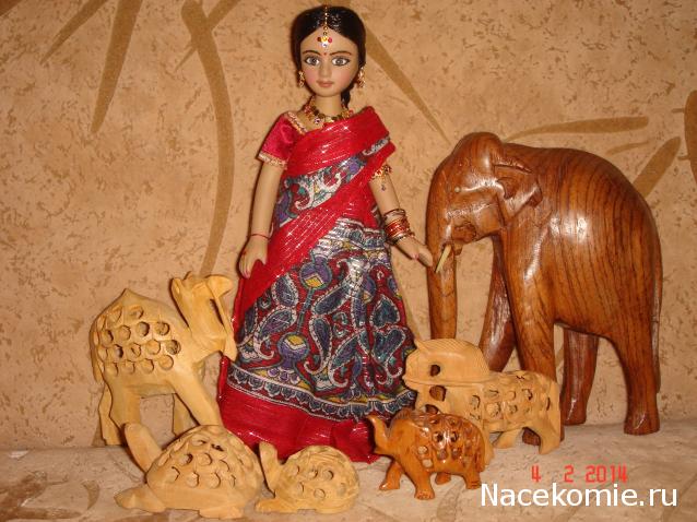 Куклы в Костюмах Народов Мира №1 - Индия