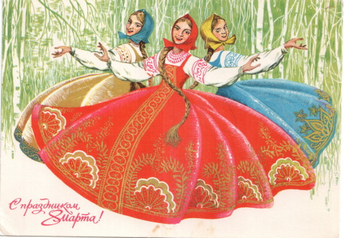 Куклы в народных костюмах – "Девчушки-болтушки"