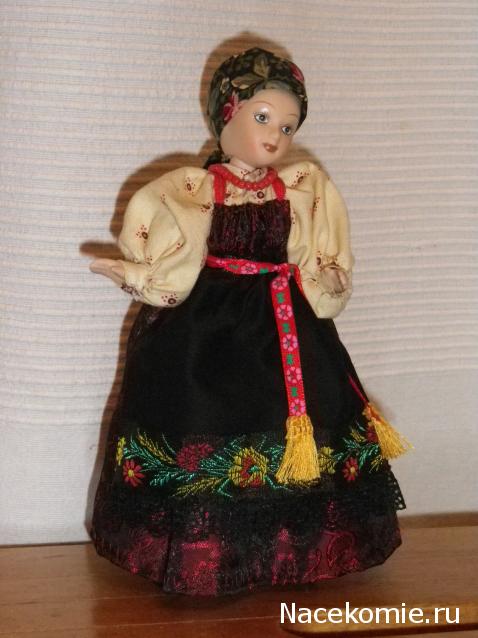 Куклы в народных костюмах №18 Кукла в повседневном костюме Пермской губернии