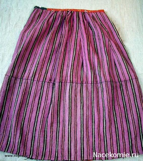 Куклы в народных костюмах №18 Кукла в повседневном костюме Пермской губернии