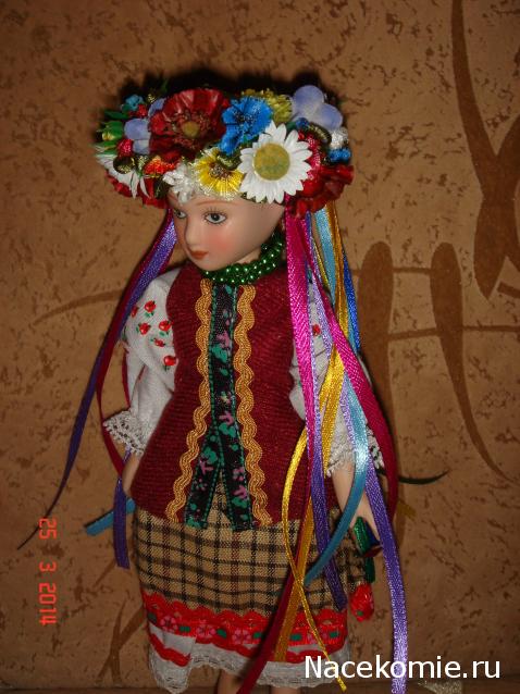 Куклы в народных костюмах №4 Кукла в летнем костюме Киевской губернии