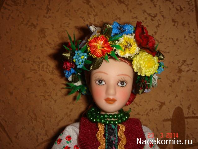 Куклы в народных костюмах №4 Кукла в летнем костюме Киевской губернии