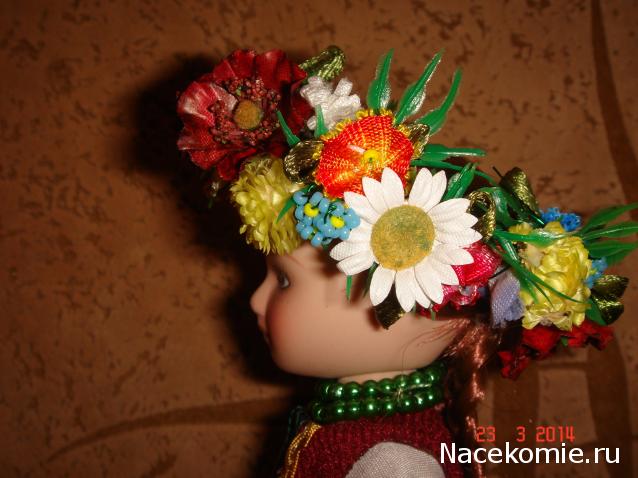 Куклы в народных костюмах №4 Кукла в летнем костюме Киевской губернии