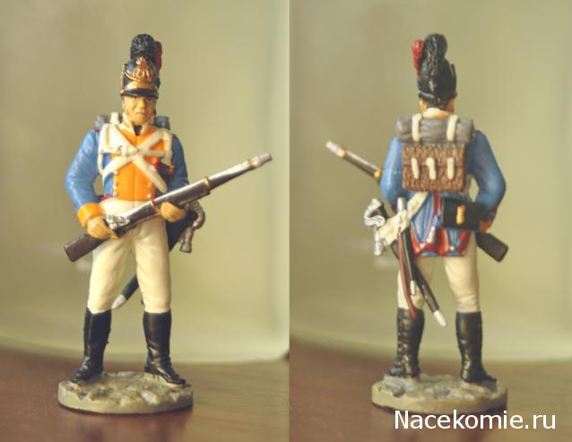 Наполеоновские войны №66 Капрал гренадерской роты 4-го полка линейной пехоты баварской армии, 1812г.